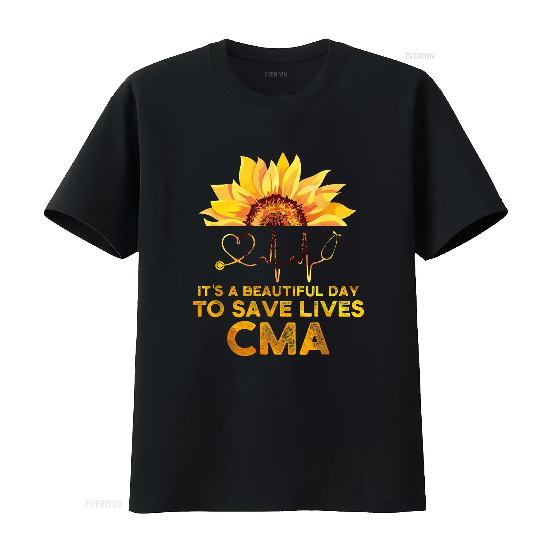 CMA Certified Medical Assistant Lifes USA Assisting T Shirt Black X Large vintage Washed Unisex Breathable Stylish Stretched