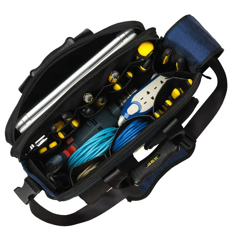 Electrician Tool Bag Professional Greener Tool Bag Organizer Carpentry Carrier Tools Equipment Storage Portable Supplies Case