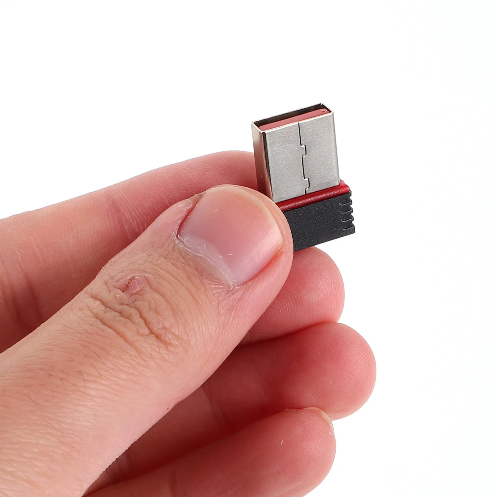 2Pcs Wireless USB WiFi Adapter Compact Design Easy Install Wireless Network Receiver for Pc Laptop Notebook Desktop Stable
