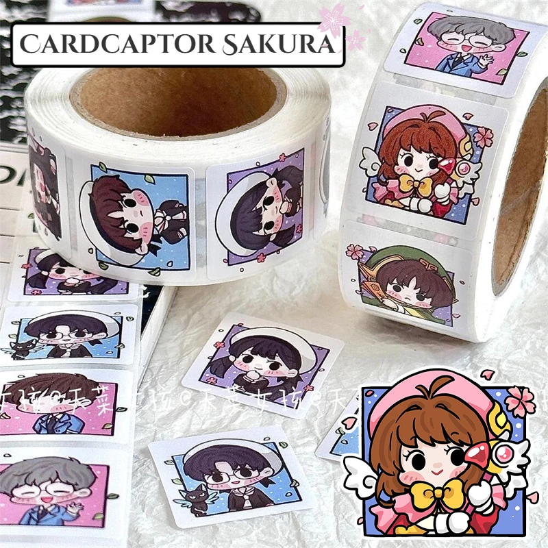 500pcs Cardcaptor Sakura Anime Stickers Kawaii LI SYAORAN Laptop Suitcase Skateboard Guitar Phone Cartoon Stickers Kid Gift Toys