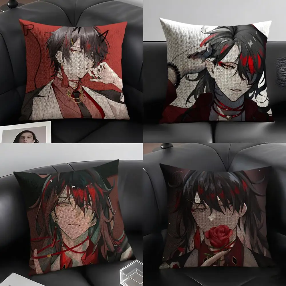 

Наволочка с принтом Virtual Anchor V-Vox Akuma Singer для диванной подушки в гостиную и декора спальни