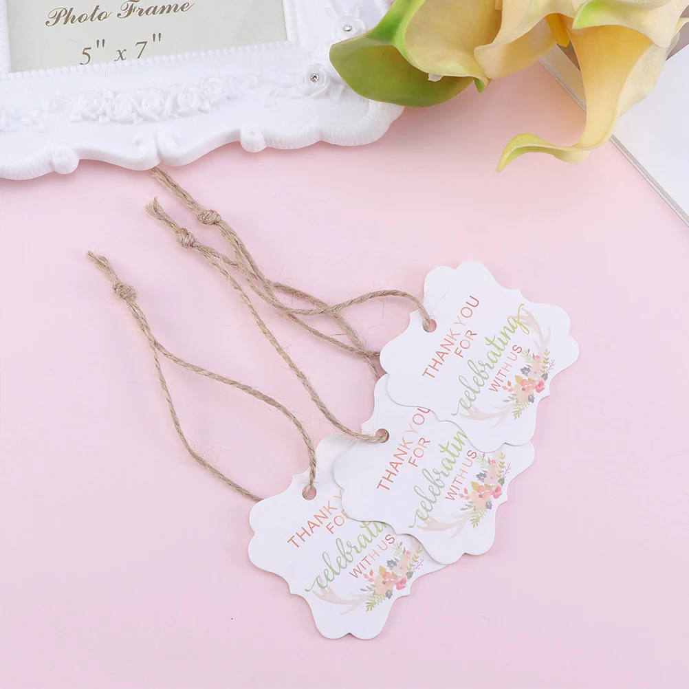 

100 Pcs Rural Bakery Decoration Hang Tag Mother Gift Decorative Tags