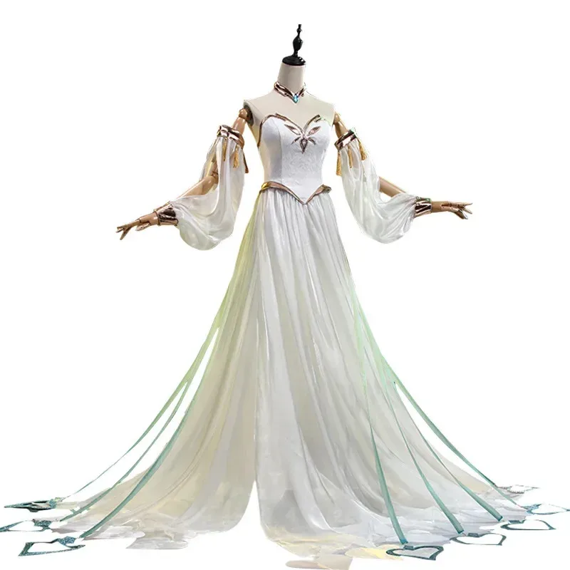 

Game Genshin Impact The Greater Lord Rukkhadevata Cosplay Costume Sweet Elegant Dress Activity Party Role Play Clothing COSCOS