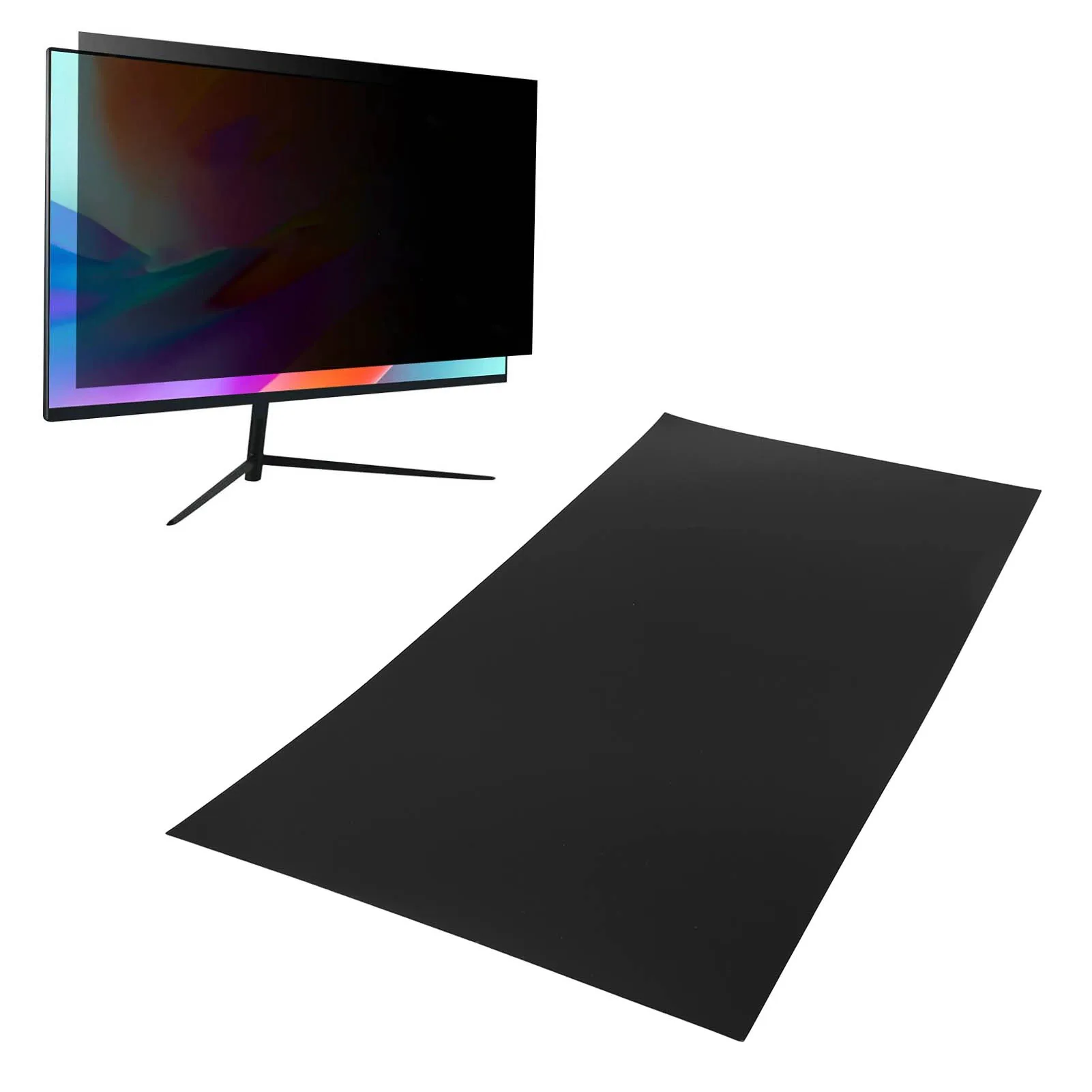 

Защитная пленка для экрана компьютера 27 дюймов 16:9, антибликовая, с защитой от подглядывания, двусторонняя, для конфиденциальности на рабочем столе ПК