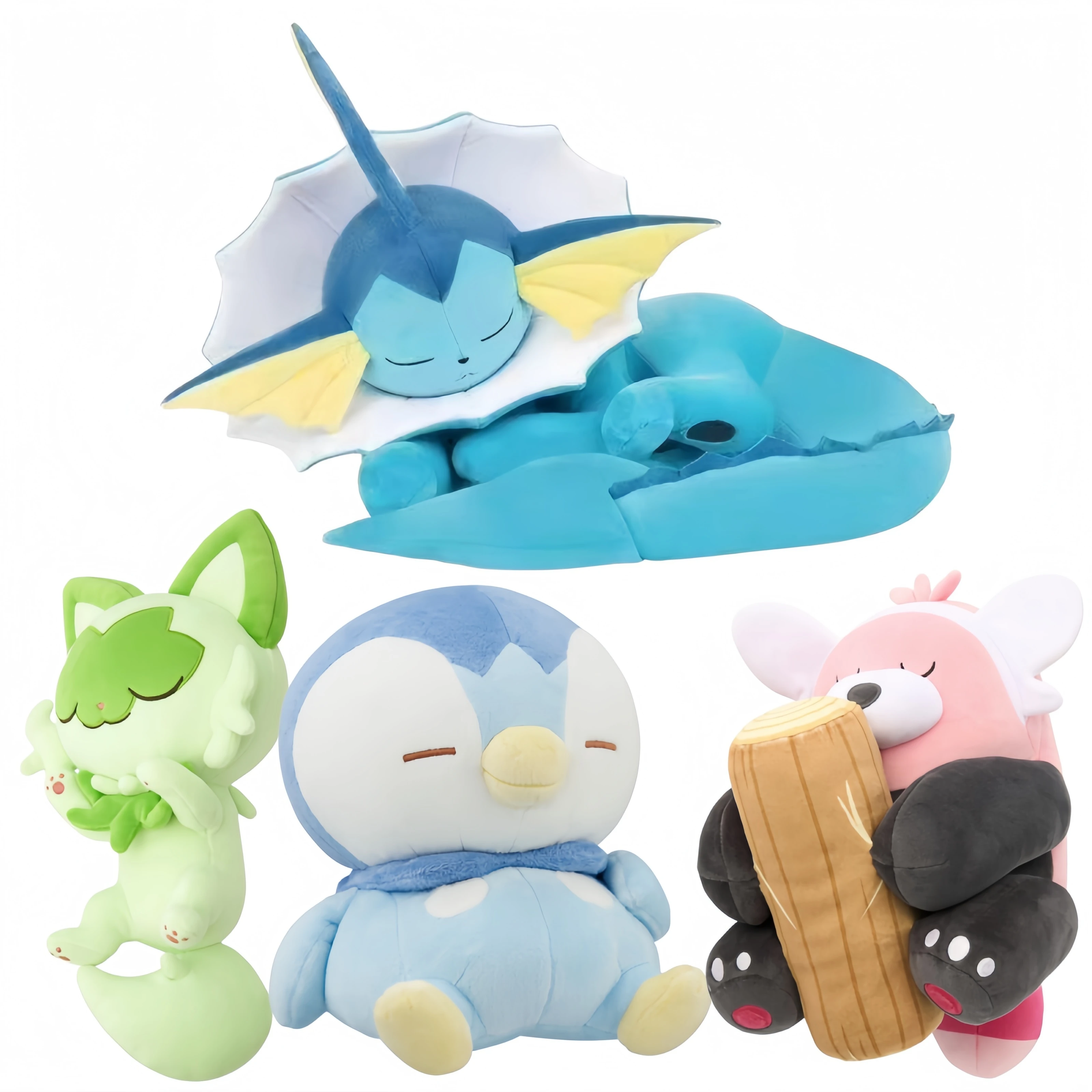Pokemon Bewear Vaporeon Piplup Plüschtiere Charizard Sprigatito Pachirisu Plüschspielzeug Schlafender Gengar Plüschpuppe
