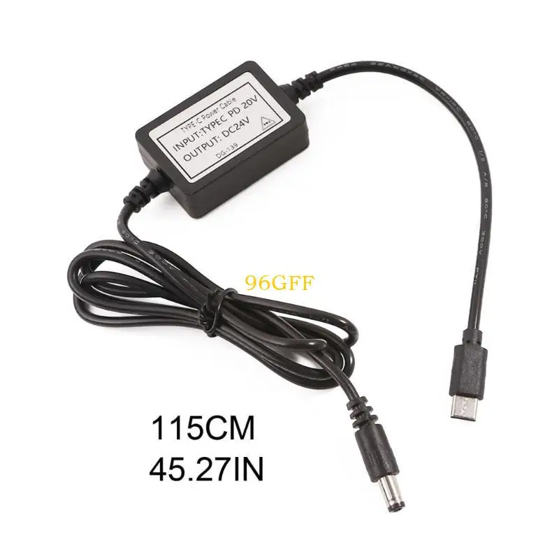 96GF كابل محول PD Produious مع موصلات مختلفة شحن كابل لأجهزة التوجيه والأجهزة الإلكترونية الأخرى