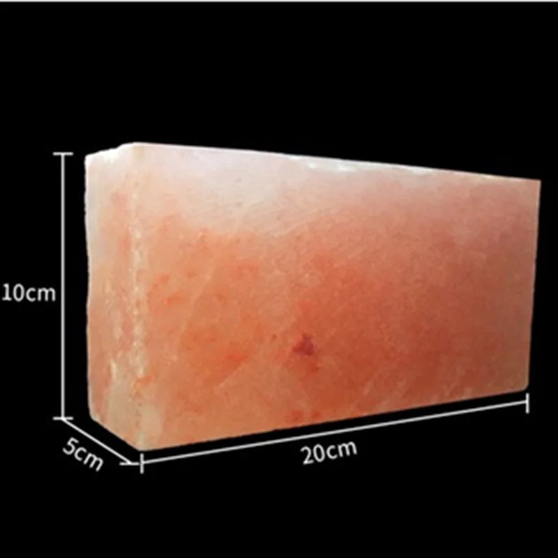 Aproximadamente 20X10X5cm, 1 Uds., material para habitación humeante, ladrillo de sal, sal de rosa natural, sala humeante, sal de cristal del Himalaya