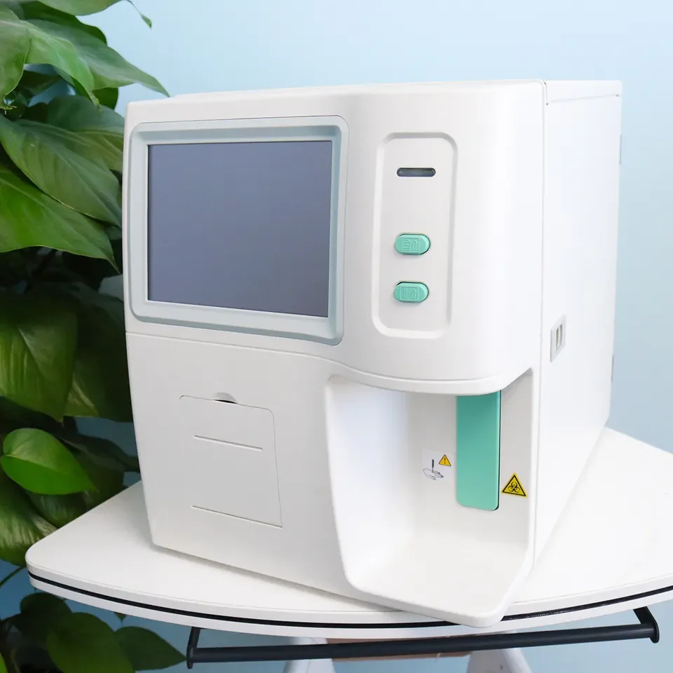 Amha760 3 Deel Bloedanalysator Volledig Auto Analyzer Hematologie Prijs Auto Cbc Testmachine