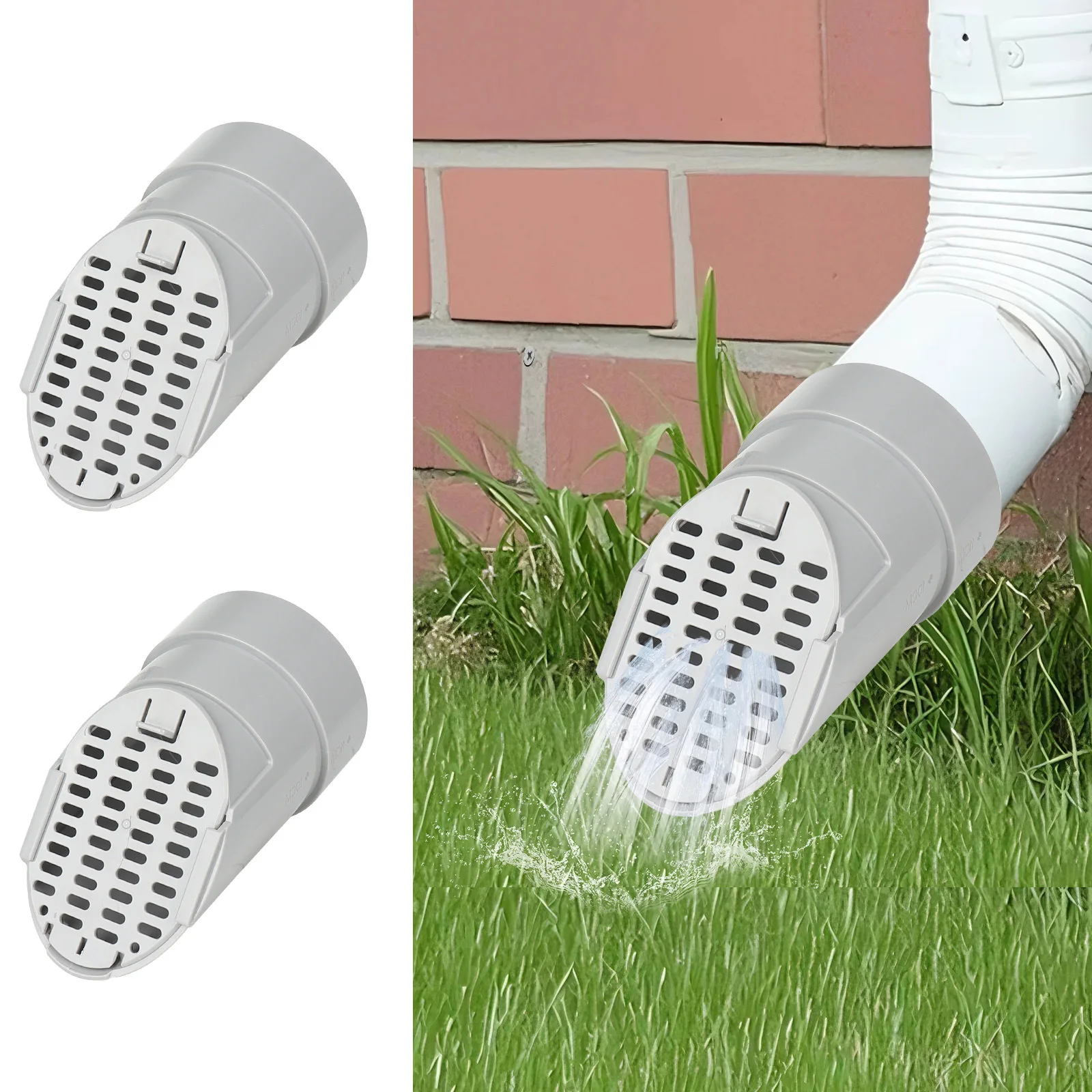 

Сверхмощная круглая сливная крышка, барьер для крыс, регулируемый диаметр трубы 3,9–4,3 дюйма, защита канализационной решетки промышленного класса