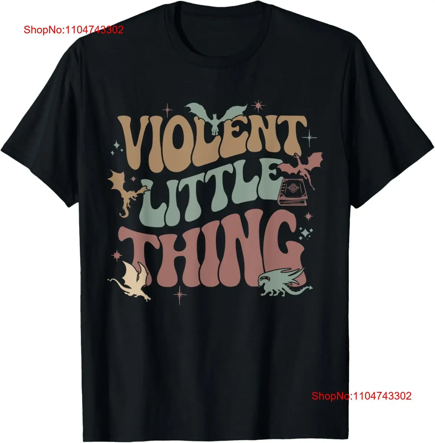 Camiseta violenta Little Thing Dragon Rider de cuarta ala, ropa de calle suave lavada vintage, Top cómodo para uso diario