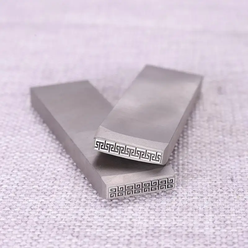 Pattern stamp jewelry, steel seal, gold and silver bracelet, pattern stamp mold, jewelry tools