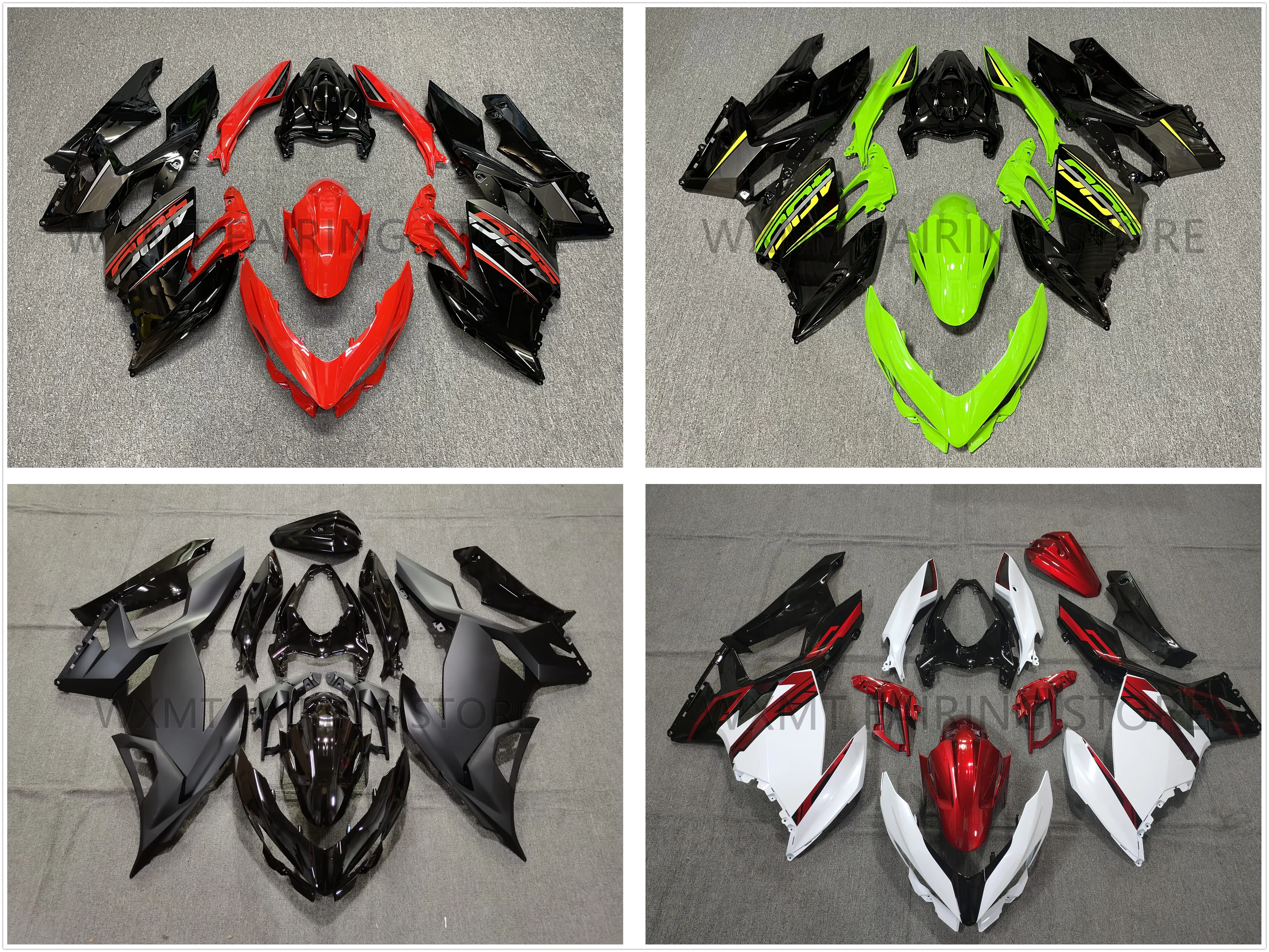 NEW Motorcycle Whole Fairings Kit fit For Ninja ZX-400 EX-400 2018 2019 2020 2021 2022 2023 Bodywork full fairing kits