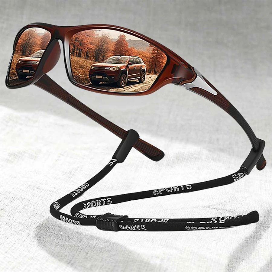 AliExpress WSZ Fashion Safety Sunglasses With Chain Men Women Running Mountaineering Bicycle MTB Eyewear Outdoor Sport Protective Glasses