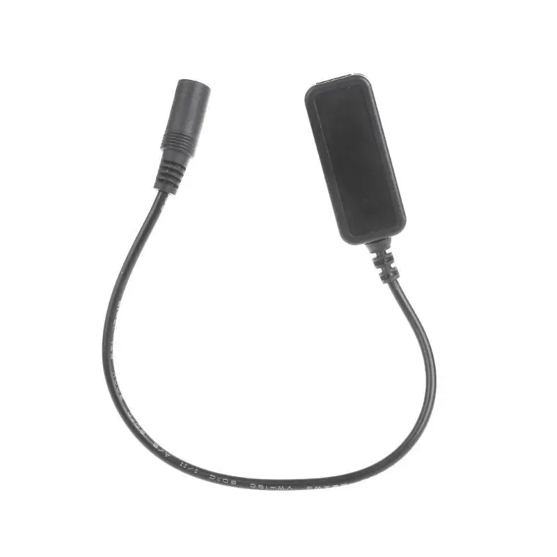 652F USB Adapter 5.5x2.1mm Female to USB Female Connector Barrel Power Adapter for 9V 12V 24V Tablets