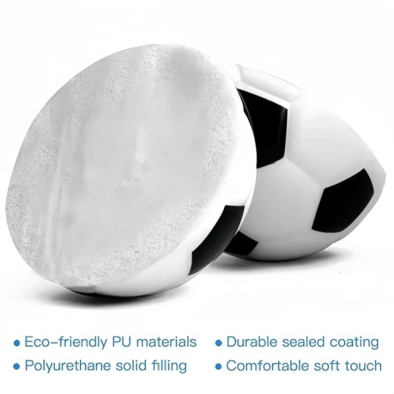 12Pcs Soft Foam Stress Balls Sports Sponge Toys for Kids Outdoor Decompression Release Educational Fun Toy Balls for Children
