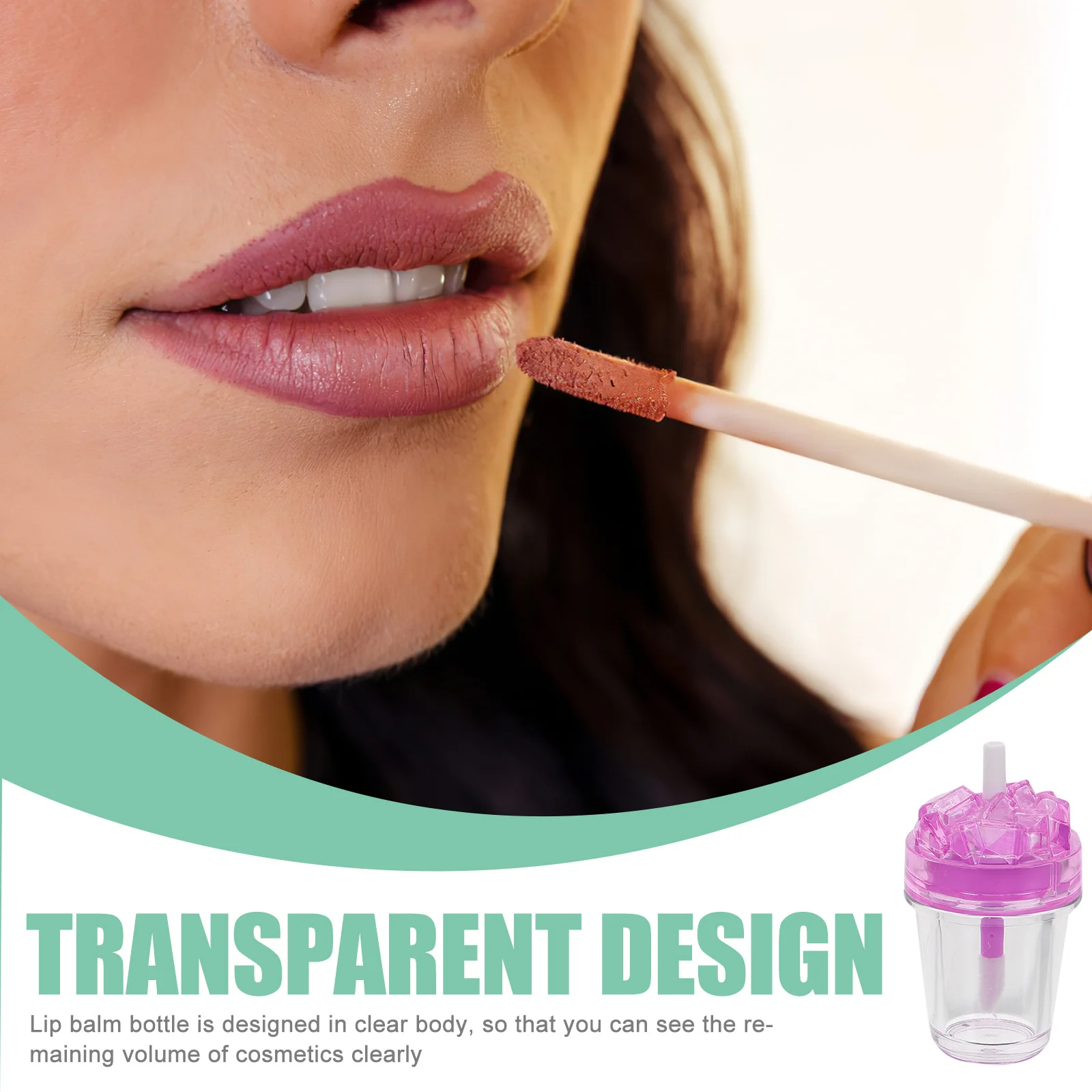 

7Pcs Lip Gloss Tubes Refillable Clear Lip Balm Containers for DIY Lipstick Making Kit Travel Use Lipstick Making Kit