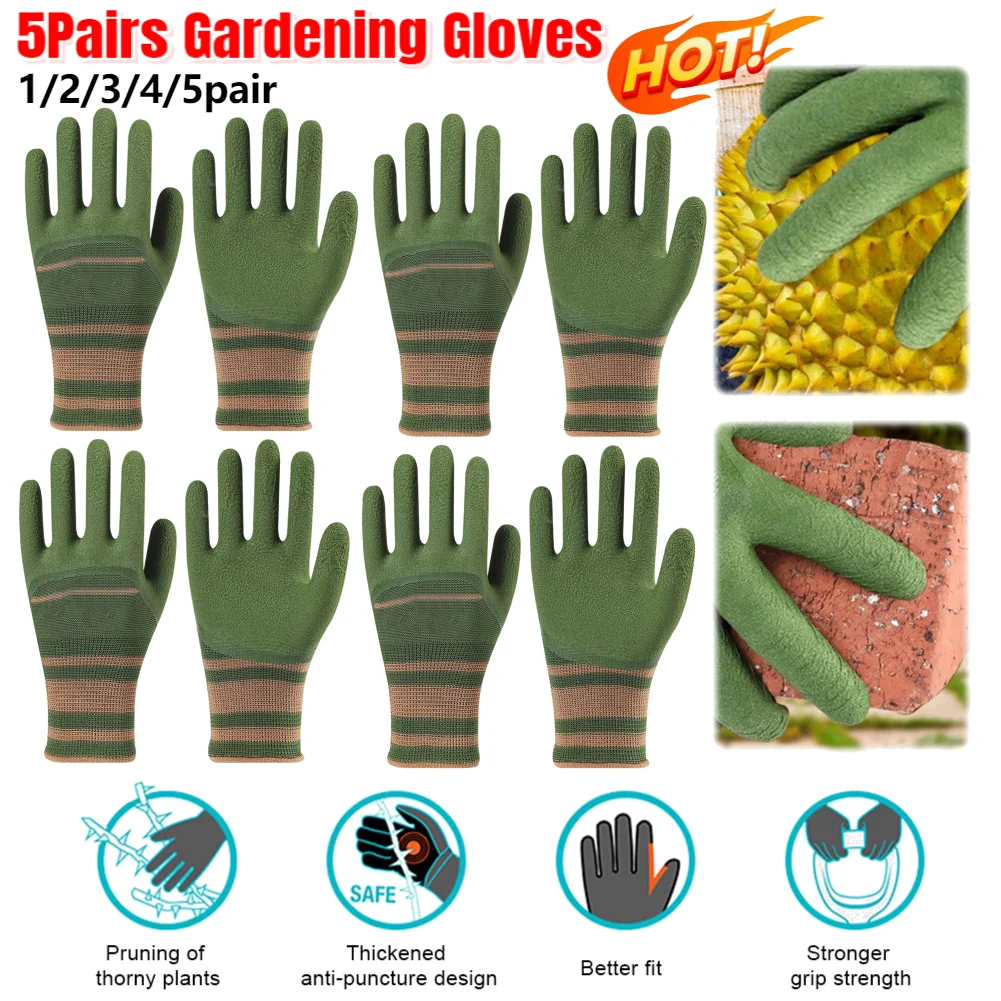 Gardening Gloves Thorn Proof Rose Pruning Garden Glove Breathable Protection Glove for Cactus Rose and Blackberry for Women/Men