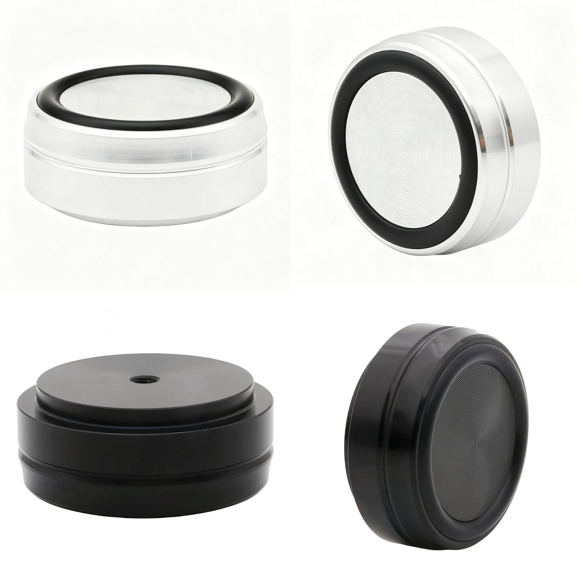 39mm*17mm Solid Aluminum Isolation Stand Leg Foot Damper Pad For Hifi Audio Speaker Amplifier DAC Turntable Computer Chassis