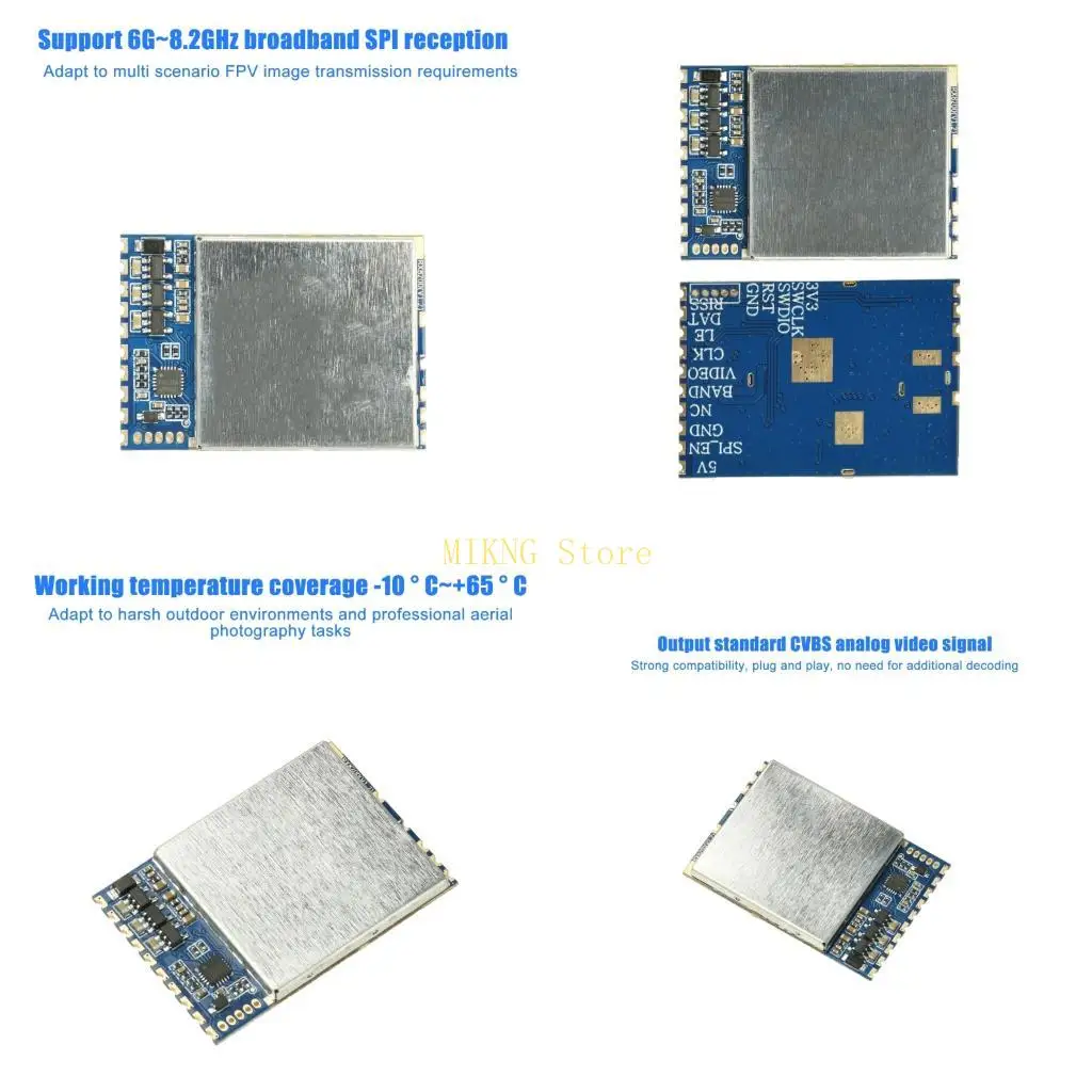 RX8200 Video Reception Board With 5400MHz IF Frequency And 50Ohm Impedance For Professional Use Best Sale