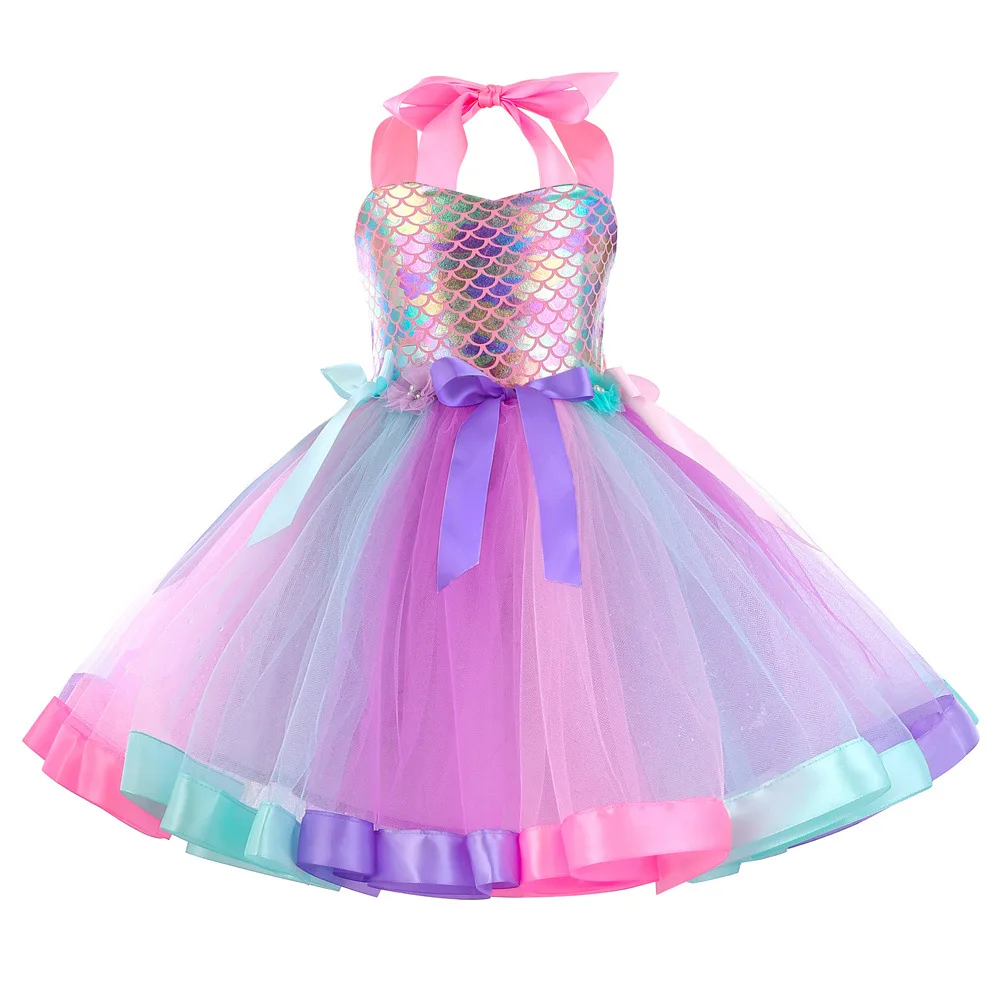 the same style as Mermaid Princess Cosplay Dreamy Mermaid dress Costume Halloween for Kid Scale mermaid