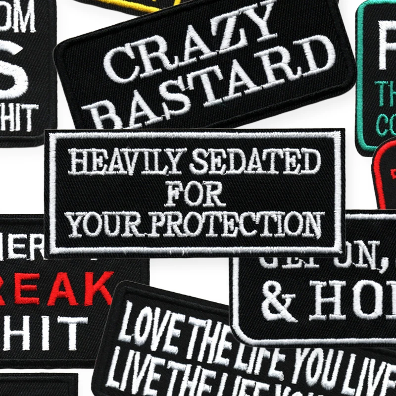 20 teile/los Mix Buchstaben Eisen Auf Patches Gestickte Nähen Für Kleidung Jeans Jacken Diy Aufkleber Stoffe Pack Bunte Thermische – Detail 5