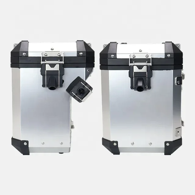 Motorcycle Exhausted Side Pannier Box Aluminium Alloy Maxi Scooter Motor Motorbike case Baggage Luggage for Ducati MTS950MTS1260