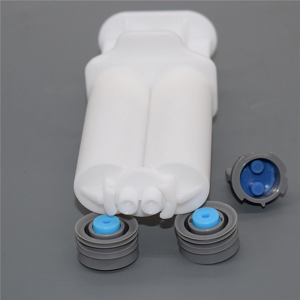 

500pcs 25ml Empty Cartridges 2-Part 1:1 AB Glue Cartridge Tube and Hand Plunger Set for Filling 2 Part Epoxy Resin AB Epoxies