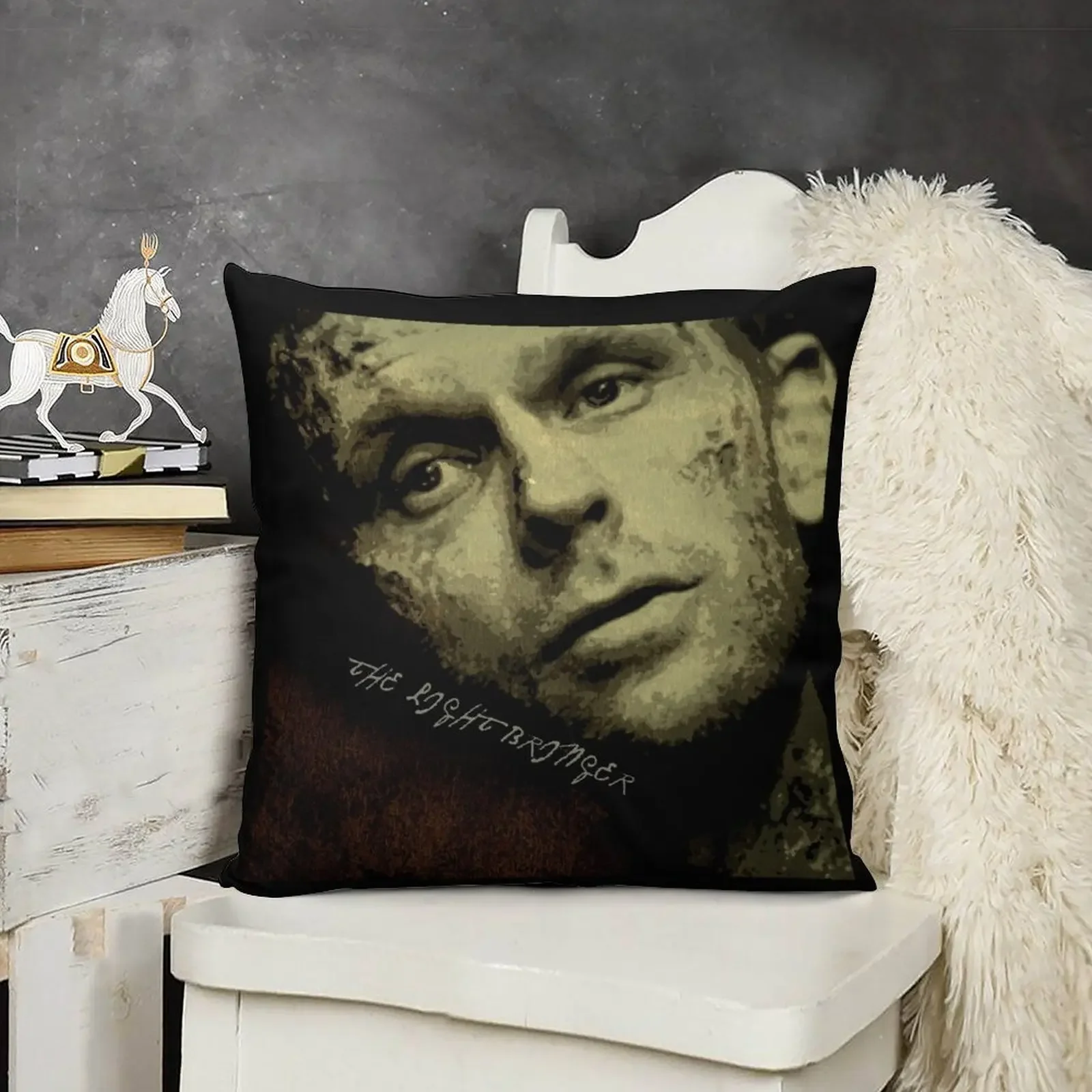 

Lucifer - the light bringer Throw Pillow pillowcases for sofa cushions Cushions Home Decor Luxury Pillow Cover pillow