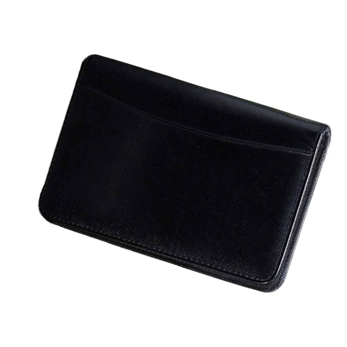 

Deluxe 6-Ring Zipper A6 Faux Notebook Organizer Pen Loop Calculator Black Business Travel Agenda Notepadfile