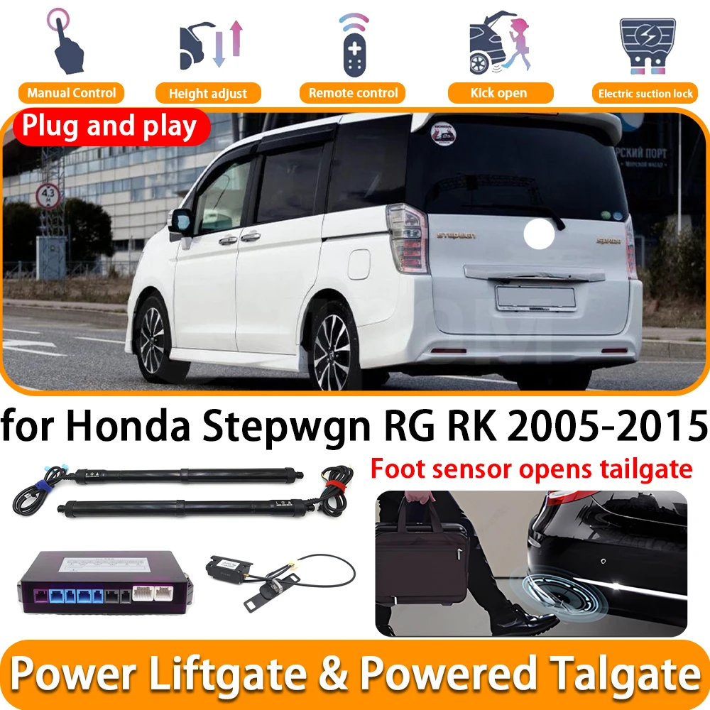 for Honda Stepwgn RG RK 2005-2015 Car OEM Electric Automatic Powered Tailgate Power Liftgate System Plug and Play Trunk Lift Kit
