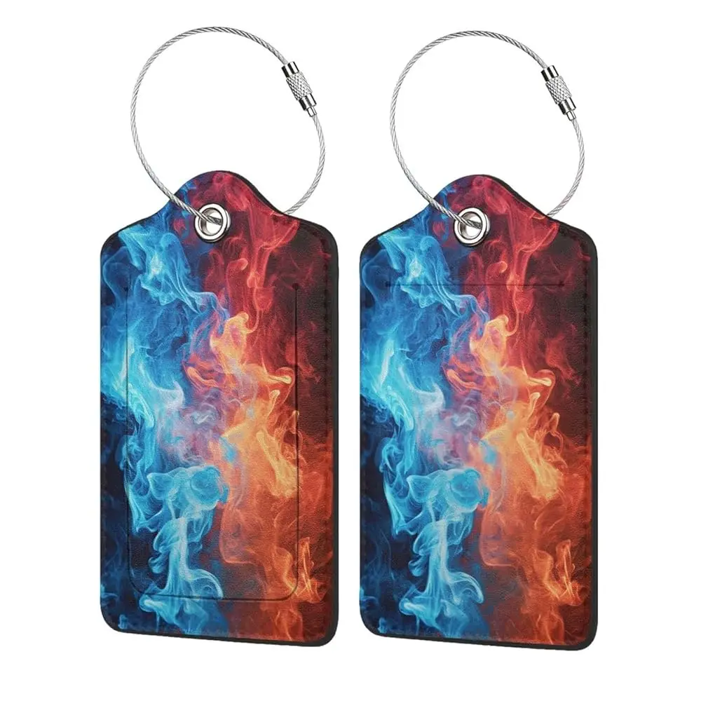 

Free ShippingThe Myth of Ice and Fire 2 Pack Luggage Tag for Suitcase, Luggage Tags for Suitcases,Leather Stainless Steel Loop L