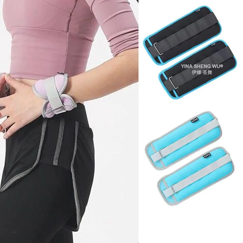 2pcs Hand Wrist Leg Arm Ankle Weights Exercise Equipment with Adjustable Straps for Walking Fitness Gym Yoga Pilates Aerobics