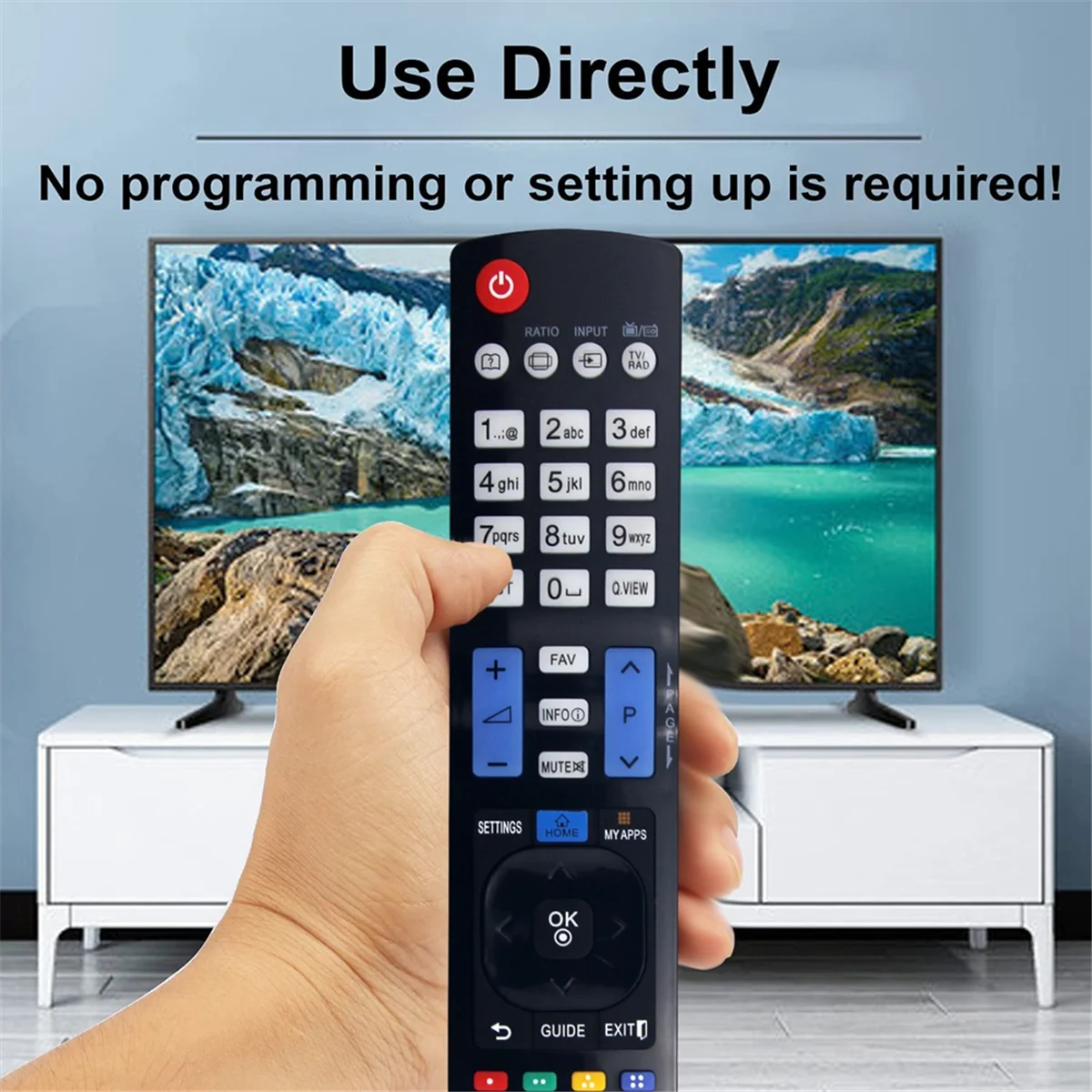 AKB73615306 Replace Remote for LG TV 55LD520C 26LD350 55LE5500 42LE5500 46LD550UB 52LD550 55LD650 55LD650UA 60LD550&A22K