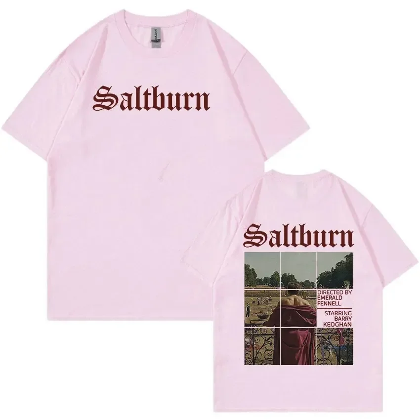 Hot Movie Saltburn Graphic Print T Shirt uomo Fashion Harajuku Vintage T-Shirt Unisex Casual Cotton oversize T-Shirt Streetwear