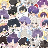 10/80Pcs Game Love and Deepspace Graffiti Stickers Cartoon Figure Li Shen Qi Yu Shen Xinghui PVC Waterproof Sticker Kids 