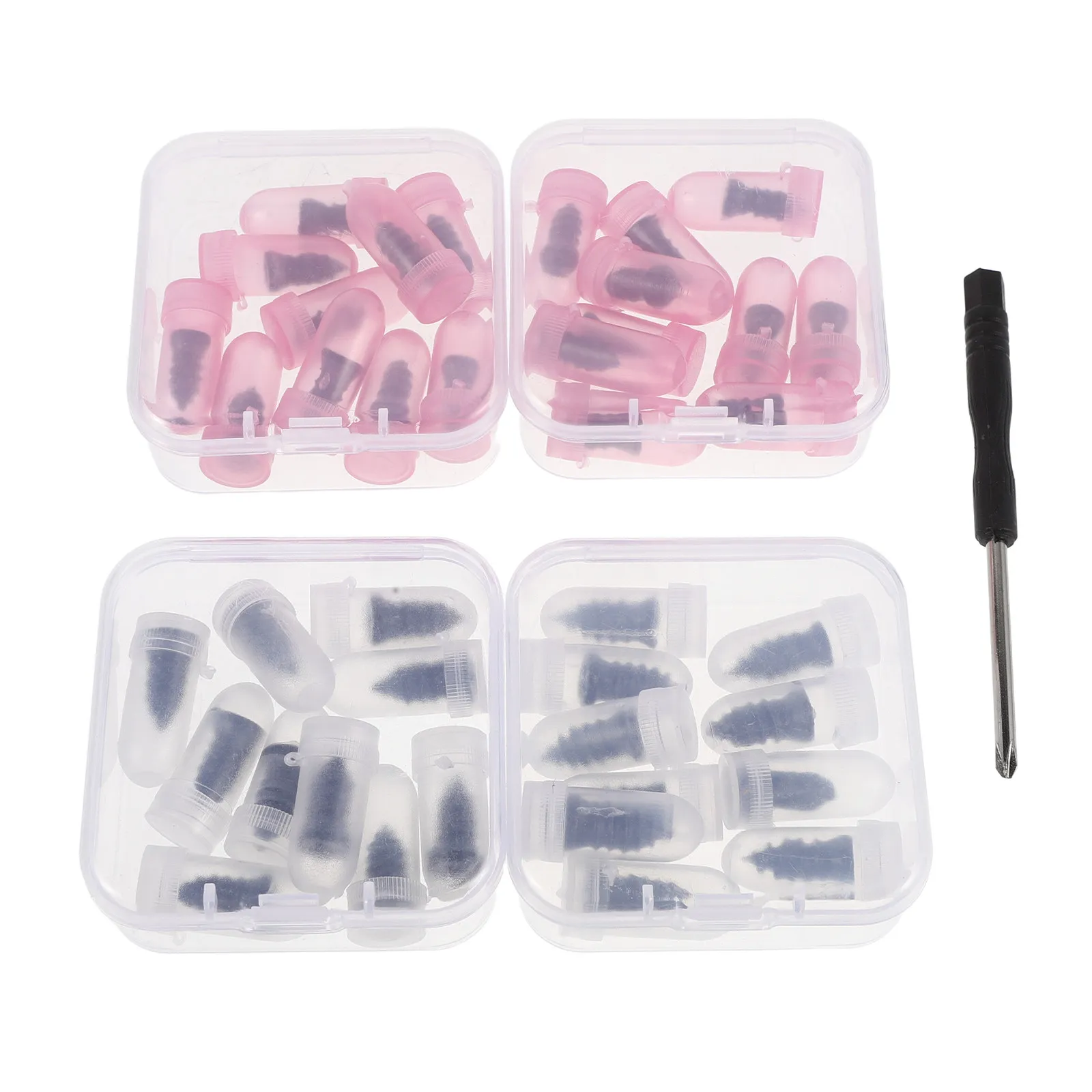 1Set Automotive Tire Repair Plug Screws Heavy Duty Tubeless Car Rubber Nail Emergency Quick Fix Tire Leak Stop Self Tapping