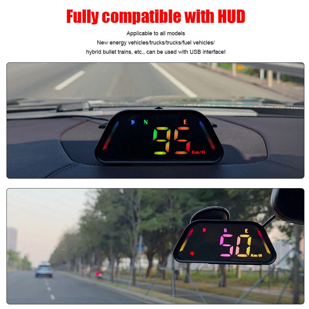 ​G23 Universal Digital GPS Speedometer HUD Head-Up Display Car Multi Functional Tester Head Up Display