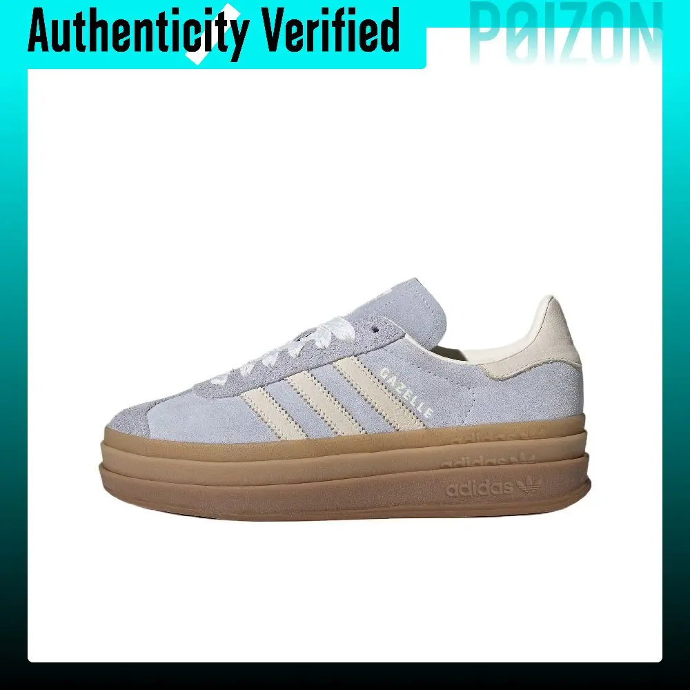 Adidas Originals GAZELLE BOLD Skateboard Shoes Women's Crystal Blue IH4210