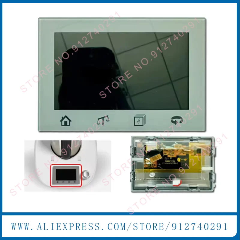Original New LCD Display Screen For Vorwerk Thermomix TM5 LCD Display With Touch Screen Digitizer Assembly