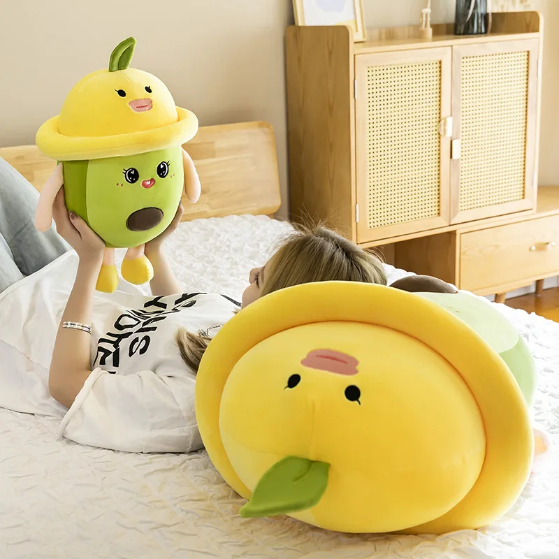 Avocado Plush Toys Animal Avocado Cosplay Pillow/Cushion Kawaii Fruit Stuffed Doll Toys For Children Throw Pillow Birthday Gift