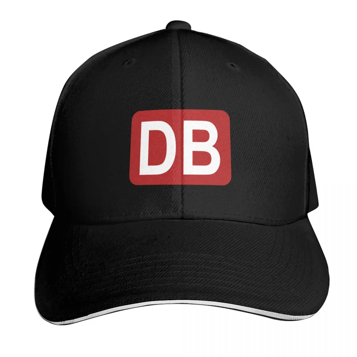 DB Initials Baseball Cap Lightweight Packable Gift for Him Her Casual Daily Wear
