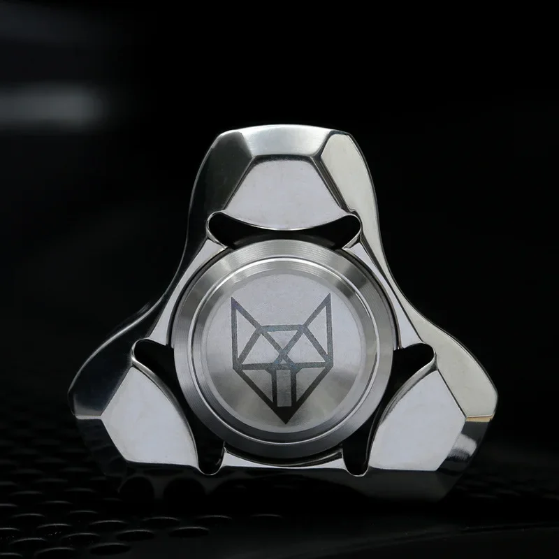 EDC-Mini Spinner Fidget en Métal en Acier Inoxydable, Jouet de la Meilleure Main, Décompression Antistress