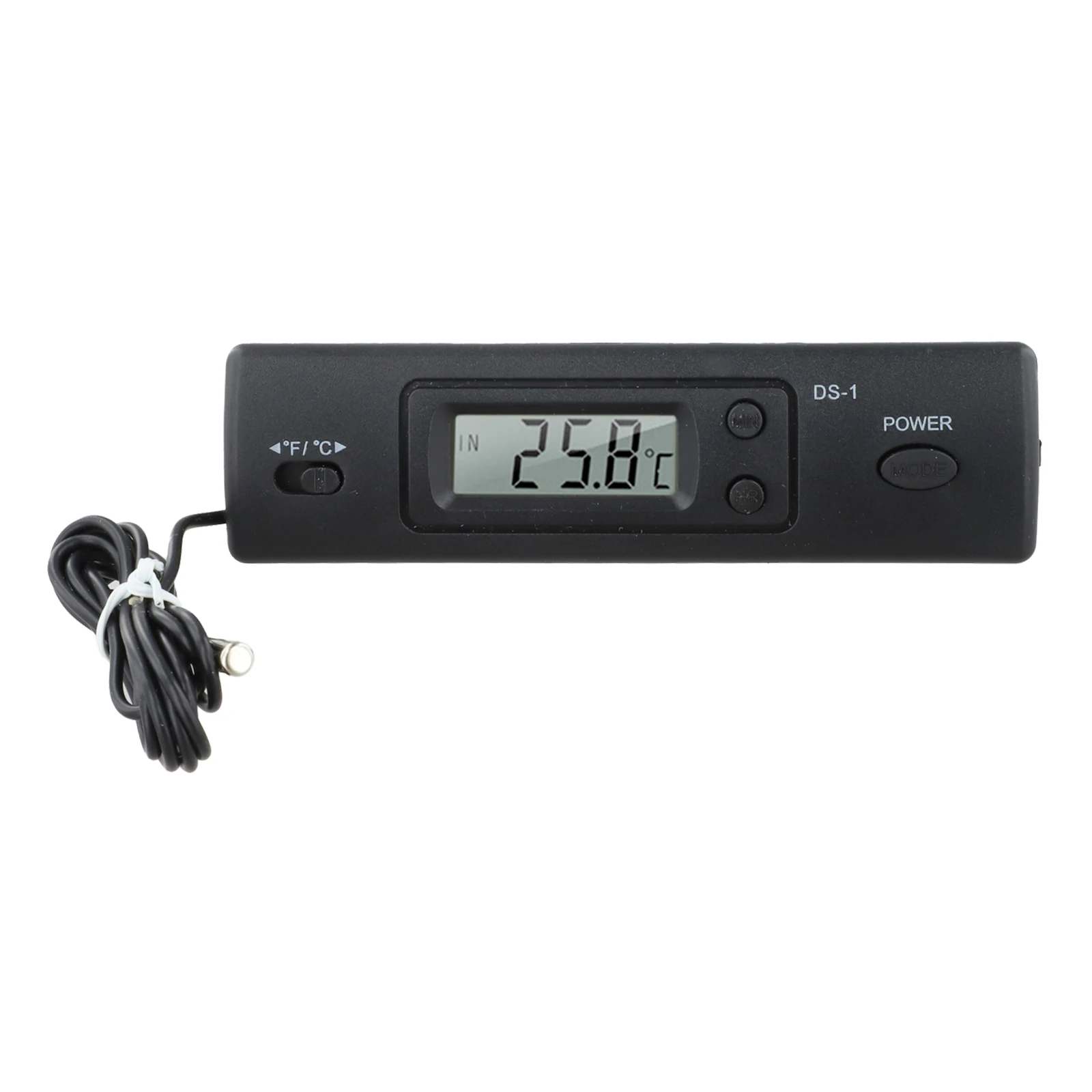 For Driving For Home Use Temperature Probe Digital Car Thermometer Digital Car Thermometer With Probe 1m Thin Cable
