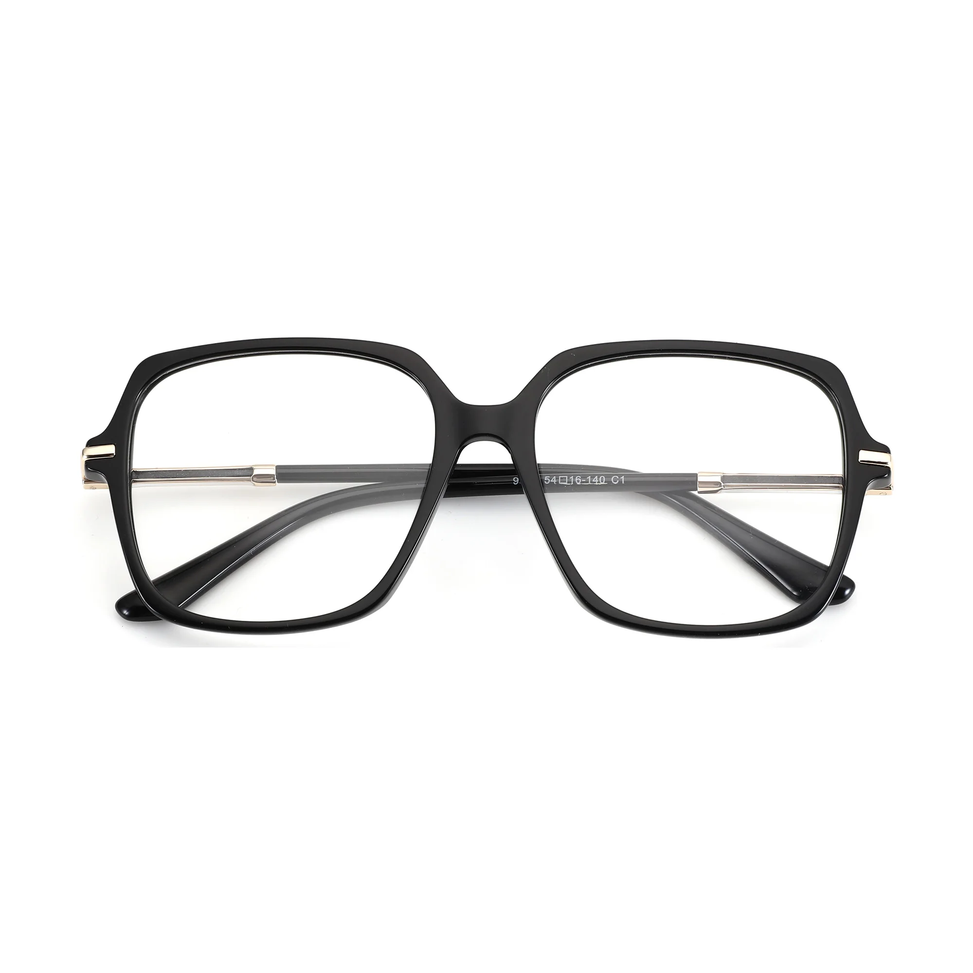 BLUEMOKY (L size) Handmade acetate square prescription glasses, progressive color changing glasses, anti blue light myopia