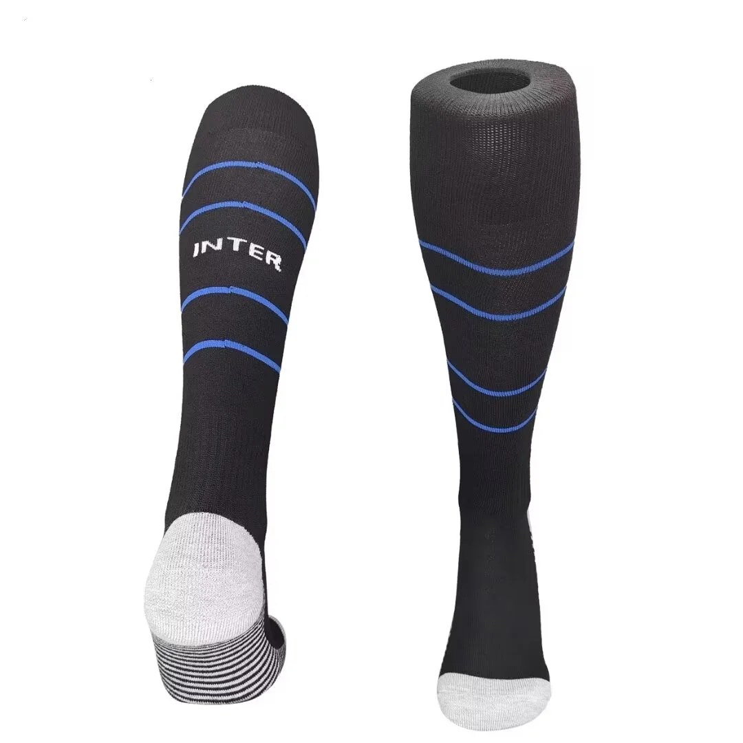 2024 Adult Men kids Anti-slip  Sport Outdoor soccer Sock League Inter  Fan home away Towel Bottom Socks