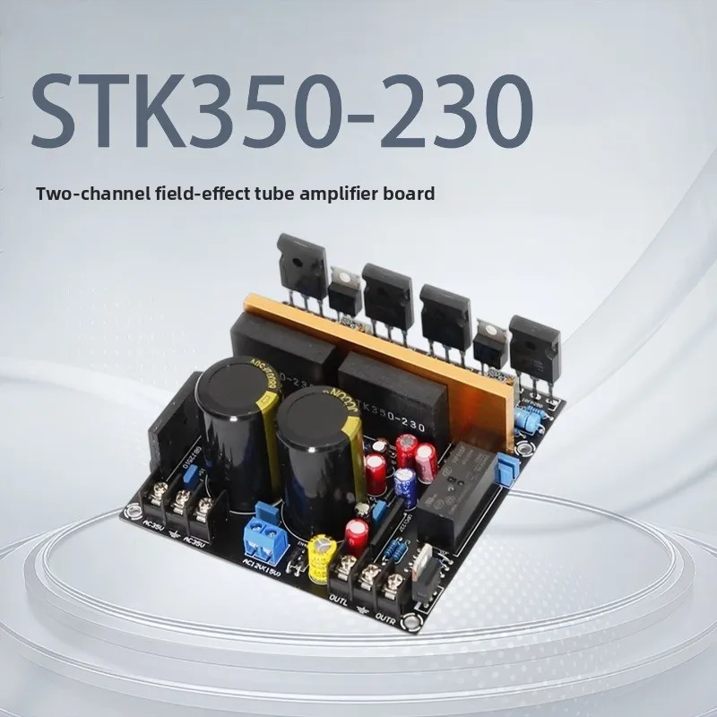 

STK350-230 Dual Channel Field Effect Transistor HiFi High Fidelity Human Voice Rich Classic Tube Amplifier Board