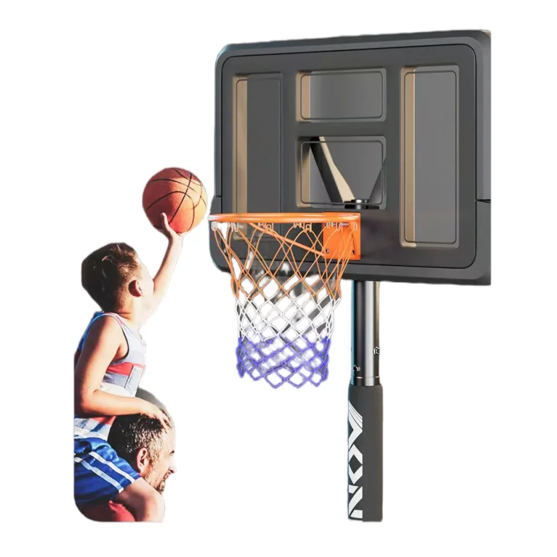 حامل كرة سلة صغير مع لوحة خلفية لكرة السلة مثبت على الحائط للبيع لترفيه الأطفال