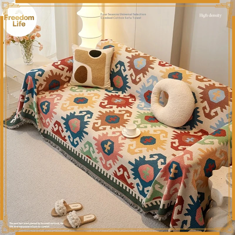 Cat Proof Sofa Covers Geometric Non Slip Couch Slipcover Stretchable 2 3 4 5 Seater Sofa Protector for Living Room Funda Sofa
