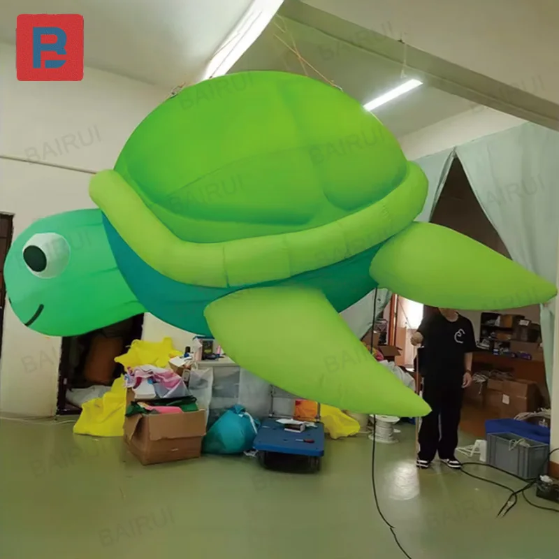 

Надувные черепахи, воздушные модели на основе животных с выдувными устройствами, уличный квадрат и реквизит для украшения торгового центра, которые можно повесить.