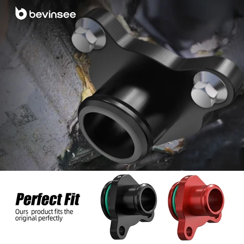 Imagen 2 del producto Para N54 N55 Conector de la manguera del puerto de refrigerante para BMW E90 E92 E93 E91 F10 F20 F30 E60 F22 E87 X1 E84 X3 F25 X5 E70 Z4 11537592095 335i 328i 330i 535i Reemplaza 11537592095 11537591889